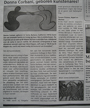 Donna corbani geboren kunstenares