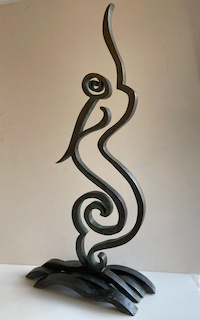 Mermaid bronze sculpture by Donna Corbani