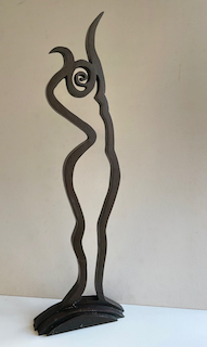 Siren bronze sculpture by Donna Corbani