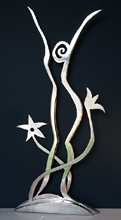 Aluminum sculpture