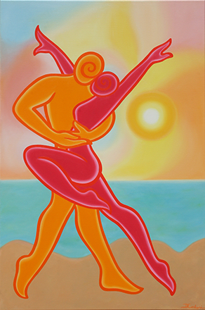 oil painting Summer Salsa by Donna Corbani
