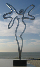 Aluminum sculpture