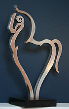 Aluminum sculpture